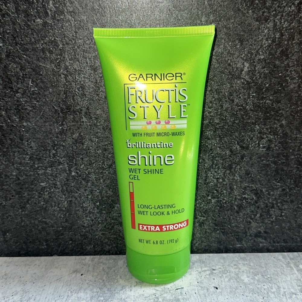 GARNIER Fructis Style Wet Shine Gel Strong 6.8 Oz Rare Discontinued Bs254